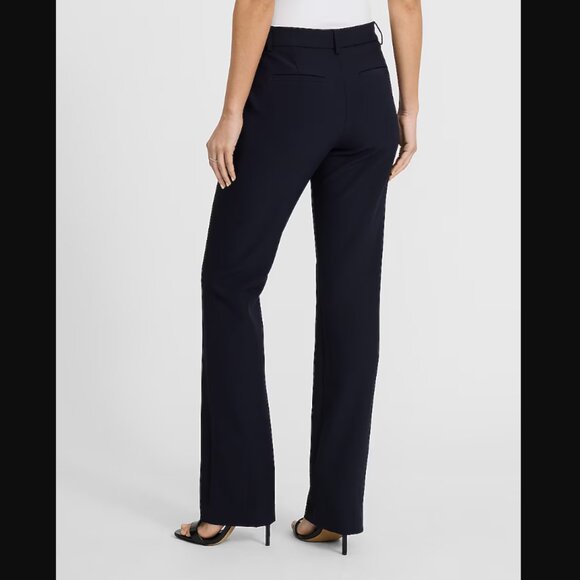 Express Editor Mid Rise Stretch Bootcut Pant, 4S, Black - Picture 3 of 5
